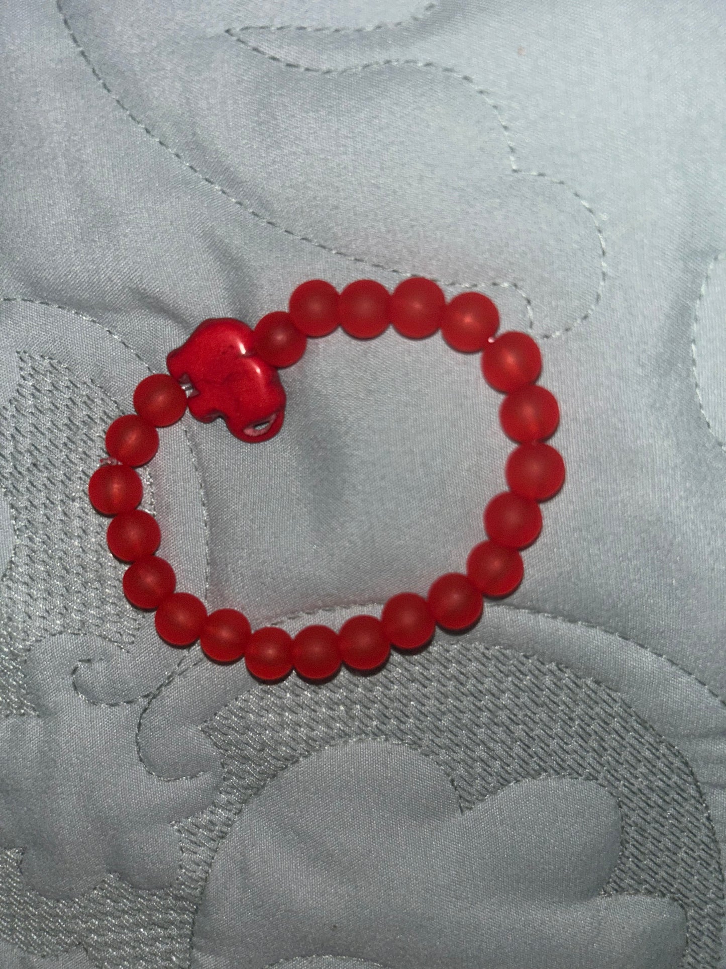 Red Elephant Bracelet