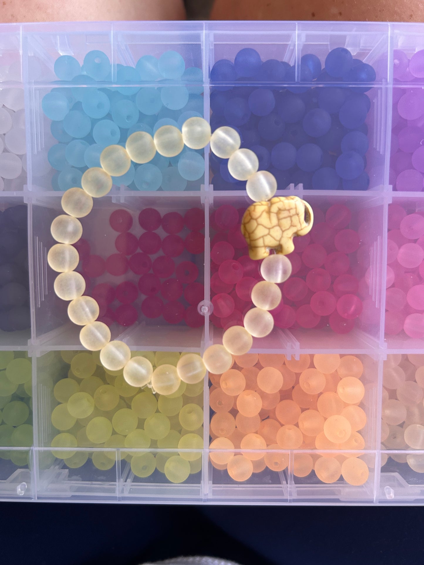 Yellow Elephant Bracelet