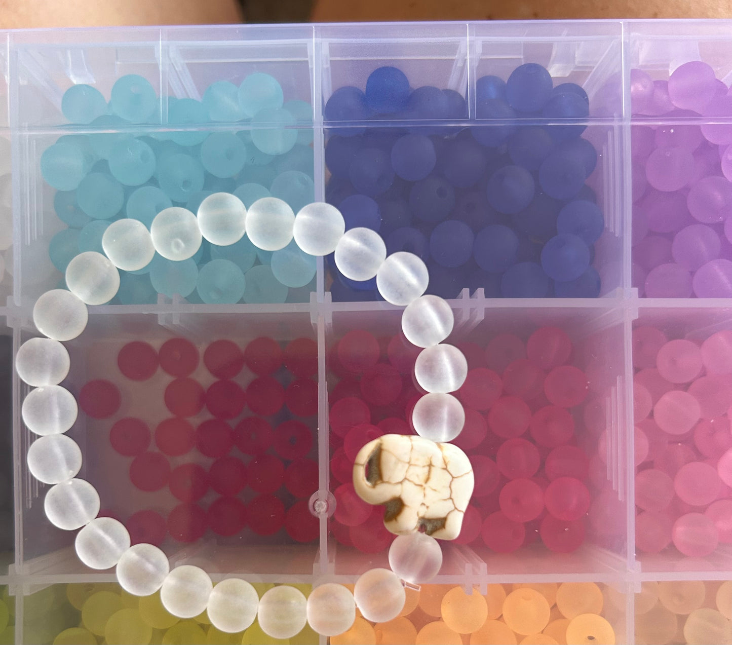 White Elephant Bracelet