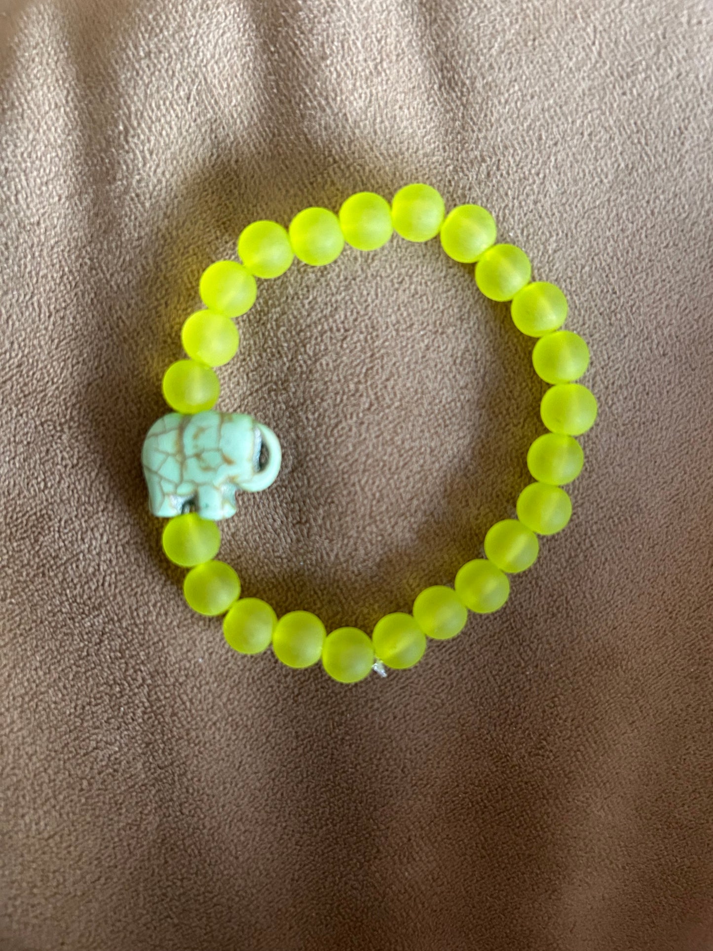 Green Elephant Bracelet