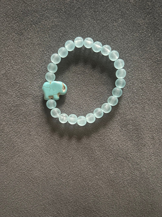 Blue Elephant Bracelet