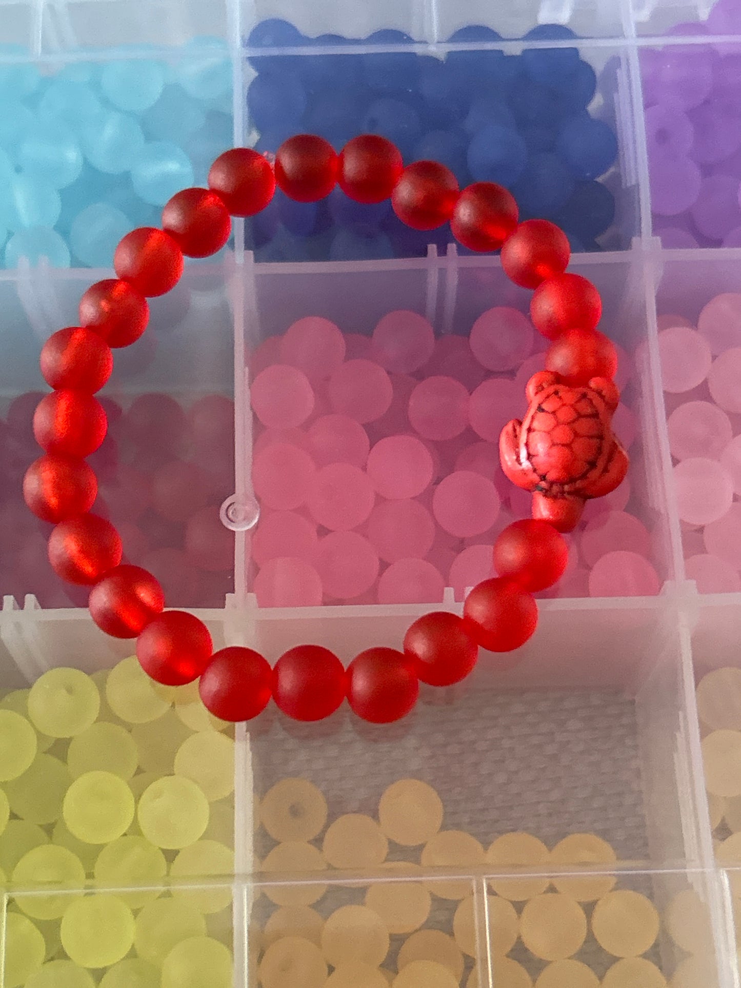 Red Turtle Bracelet
