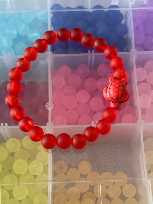 Red Turtle Bracelet
