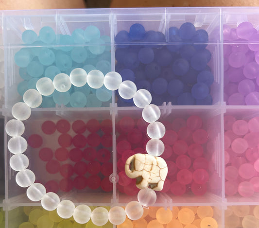 White Elephant Bracelet
